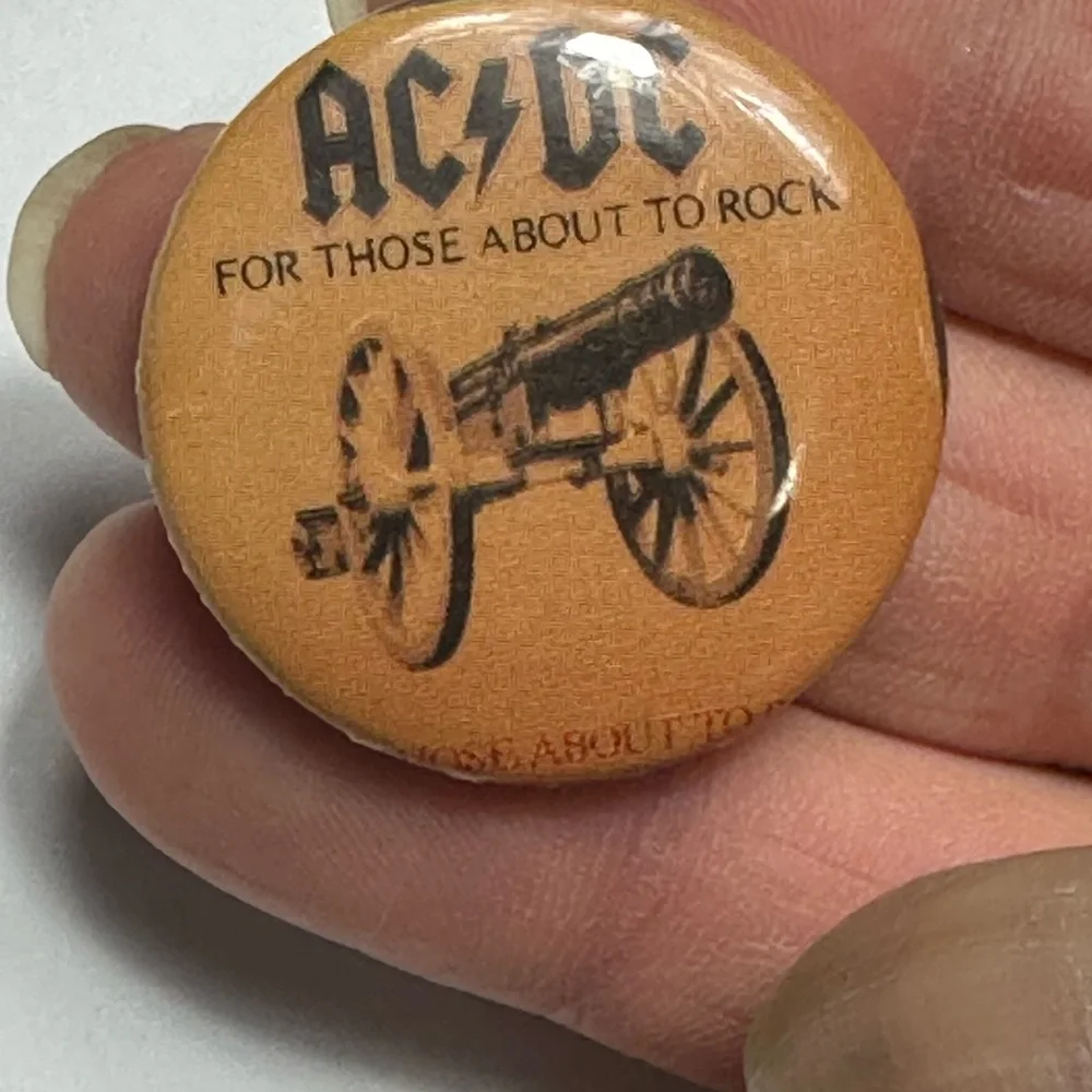 Vintage AC/DC Rock Band Lapel Stick pin Lot Of 3